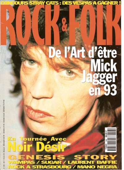 Rock & Folk n 306 - Fvrier 1993 Mick Jagger cover