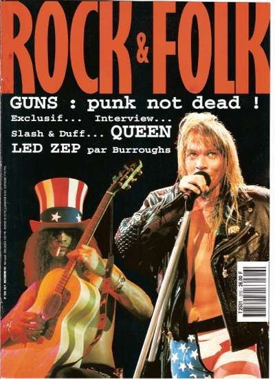 Rock & Folk n316 Dcembre 1996 Guns n'Roses cover