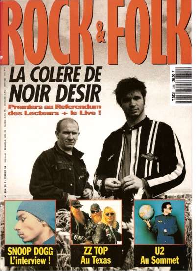 Rock & Folk n 318 - Fvrier 1994 Noir Dsir cover