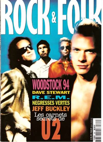 Rock & Folk n 326 Octobre 1994 U2 cover