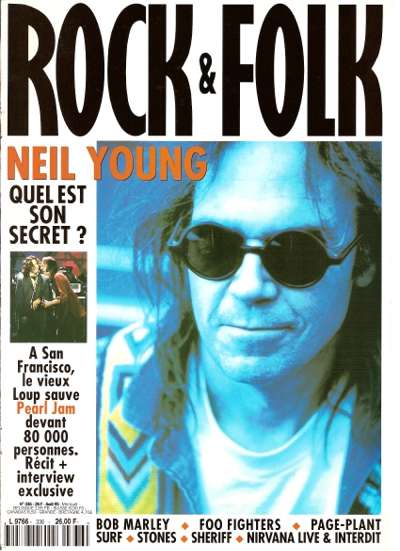 Rock & Folk n 336 - Aot 1995 Neil Young cover