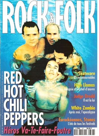 Rock & Folk n 337 - Septembre 1195 Red Hot Chili Peppers cover