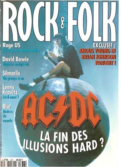 Rock & Folk n 338 - Octobre 1995 AC DC cover