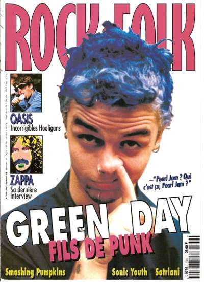 Rock & Folk n 339 Novembre 1995 Green Day cover