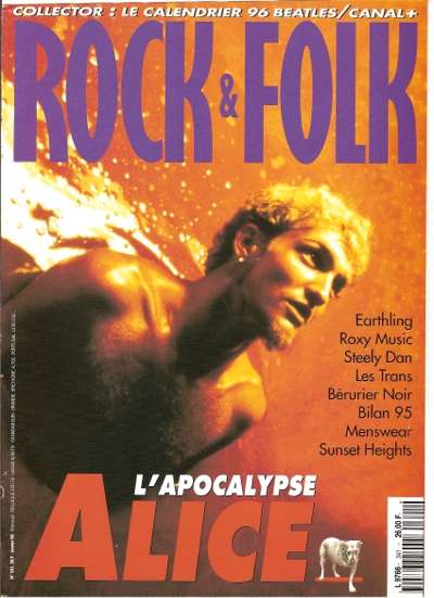 Rock & Folk n341 Janvier 1996 Alice in Chains cover