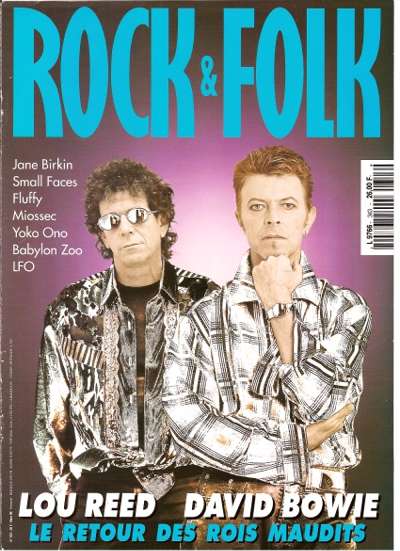 Rock & Folk n 343 Mars 1996 Lou Reed et David Bowie cover