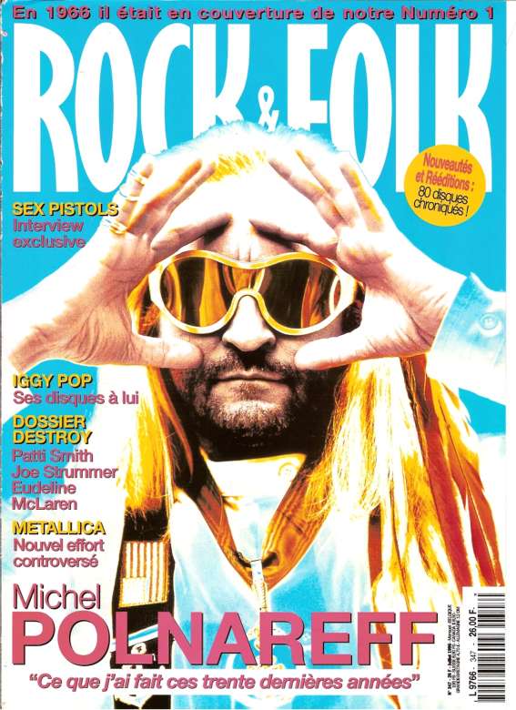 Rock & Folk n 347 Juillet 1996 Michel Polnareff cover