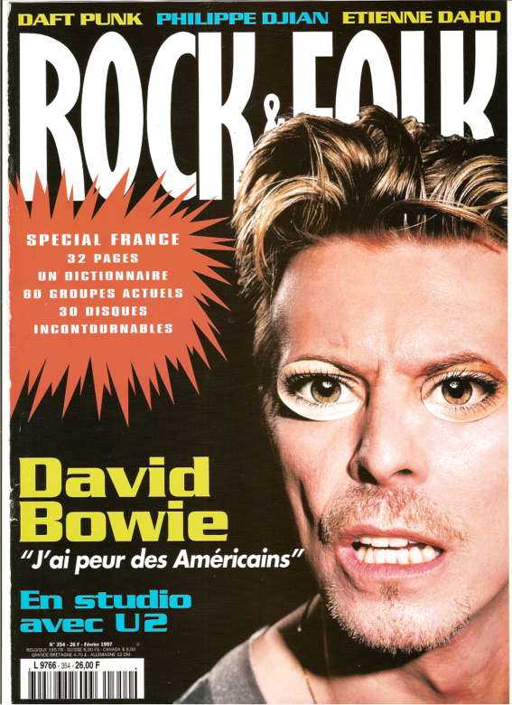 Rock & Folk n 354 Fvrier 1997 David Bowie cover