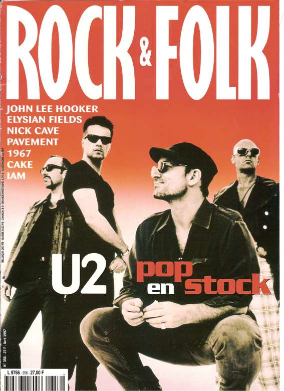 Rock & Folk n 356 - Avril 1997 U2 cover