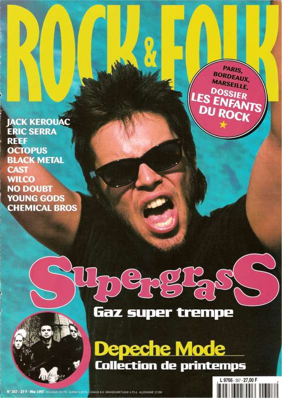 Rock & Folk n 357 - Mai 1997 Supergrass cover