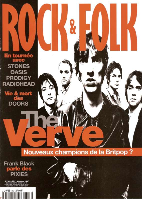 Rock & Folk n 363 - Novembre 1997 The Verve cover