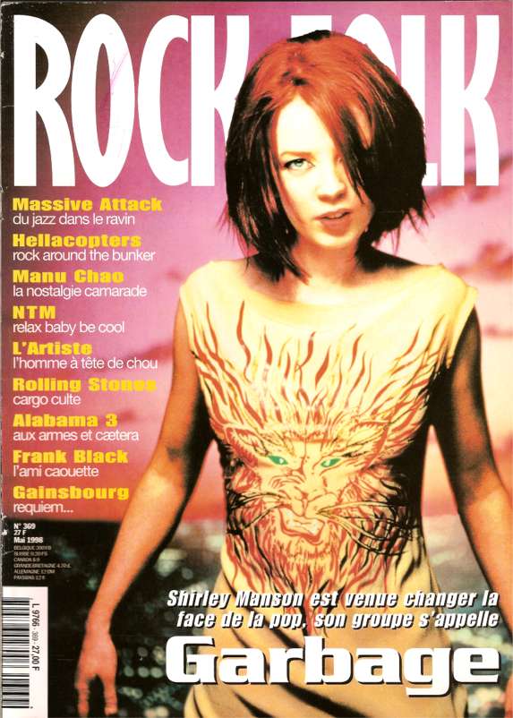 Rock & Folk n 369 - Mai 1998 Shirley Manson Garbage cover