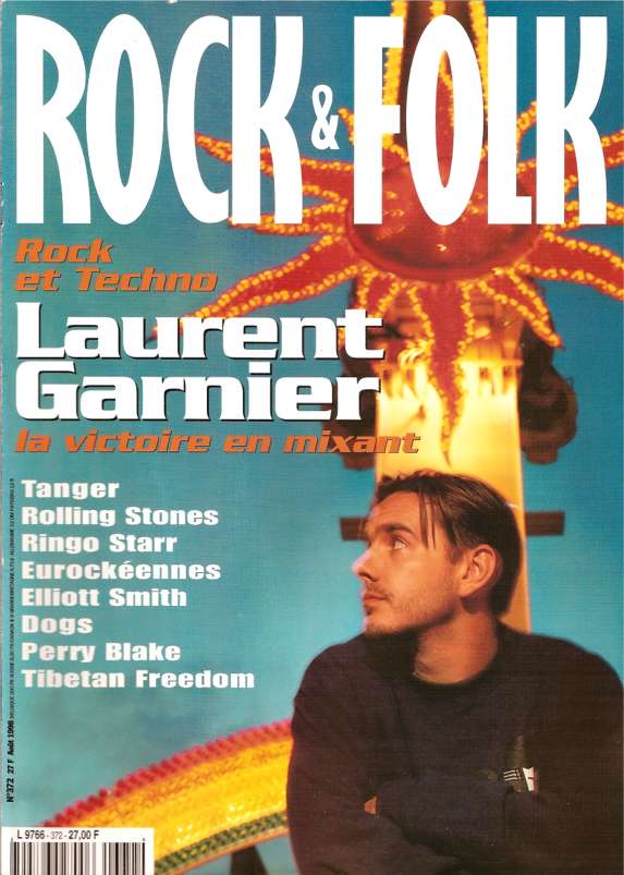 Rock & Folk n 372 Aot 1998 Laurent Garnier cover