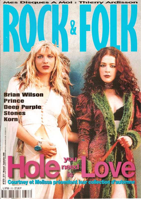 Rock & Folk n 373 Septembre 1998 Courtney Love cover