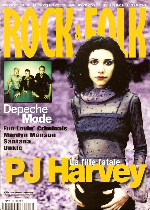 Rock & Folk n 378 - Octobre 1998 PJ Harvey cover