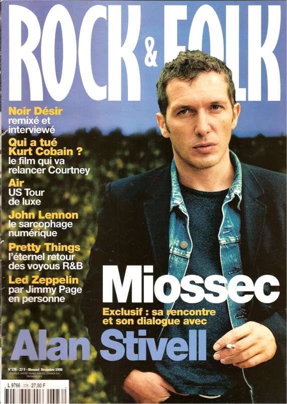 Rock & Folk n 376 - Dcembre 1998 Miossec cover