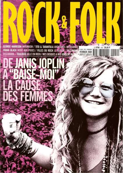 Rock & Folk n 402 - Fvrier 2001 Janis Joplin cover