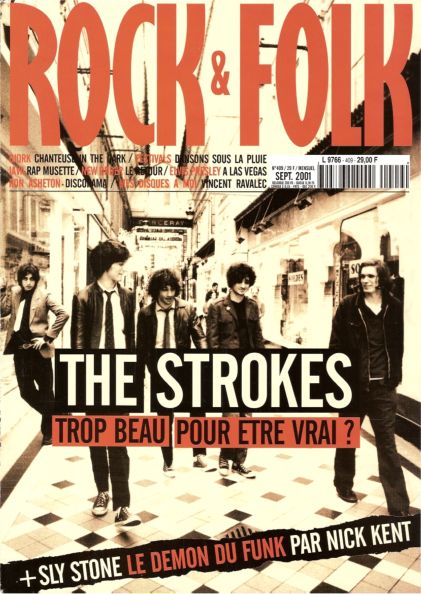 Rock & Folk n 409 - Septembre 2001 The Strokes cover