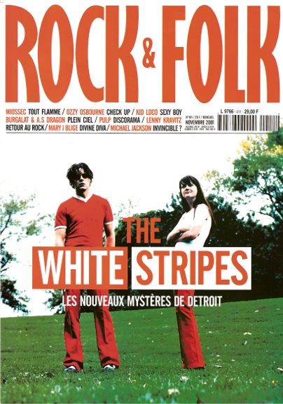 Rock & Folk n 411 Novembre 2001 The White Stripes cover