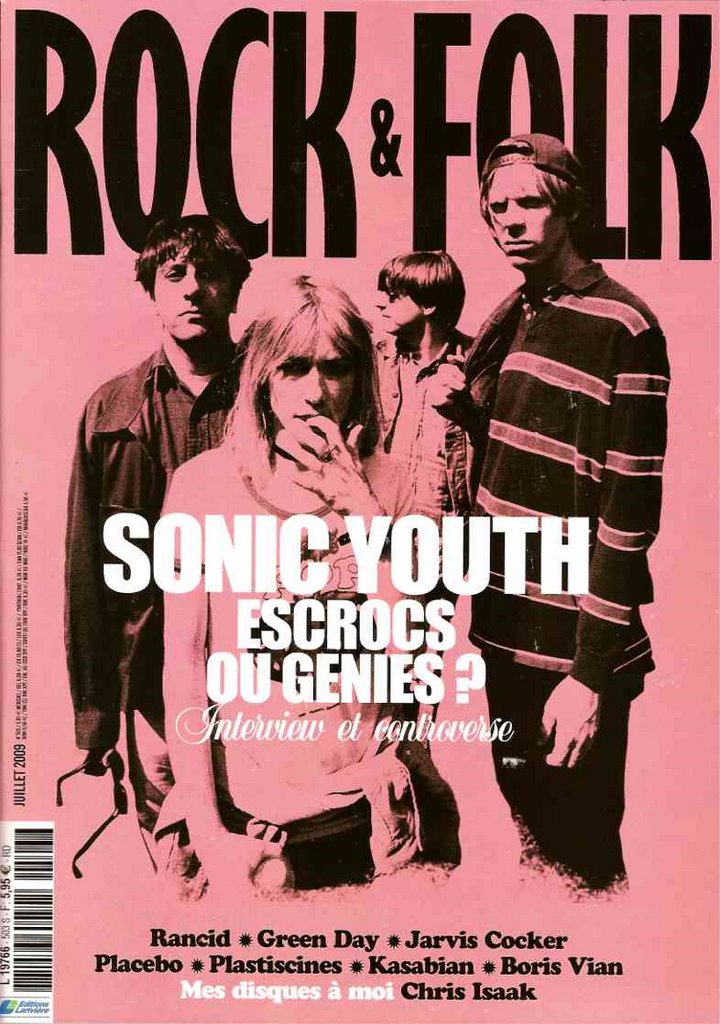 Rock & Folk n 503 Juillet 2009 Sonixc Youth cover