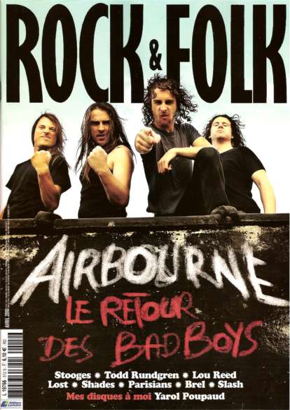 Rock & Folk n 512 - Avril 2020 Airbourne cover