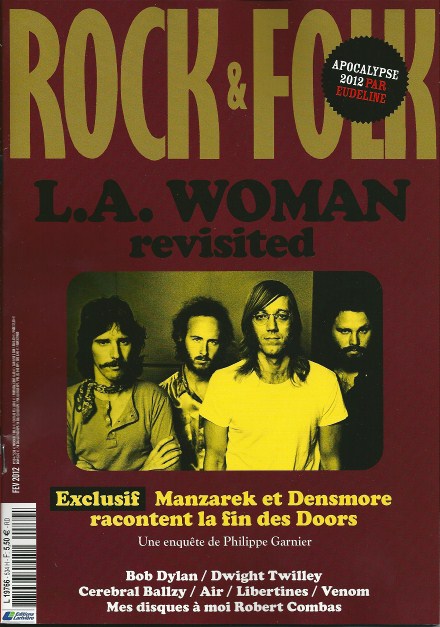 Rock & Folk n 534 - Fvrier 2012 The Doors cover