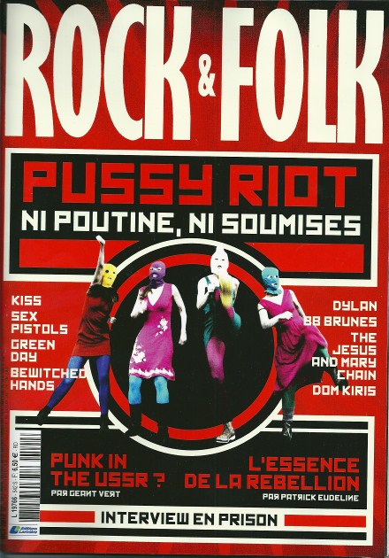 Rock & Folk n 542 - Octobre 2012 Pussy Riot cover