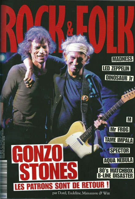 Rock & Folk n 544 - Dcembre 2012 Mick Jagger et Keith Richards The Rolling Stones cover