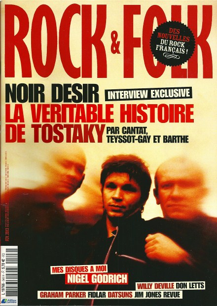 Rock & Folk n 546 - Fvrier 2013 Noir Dsir cover