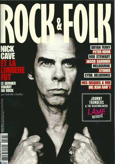 Rock & Folk n 547 - Mars 2013 Nick Cave cover