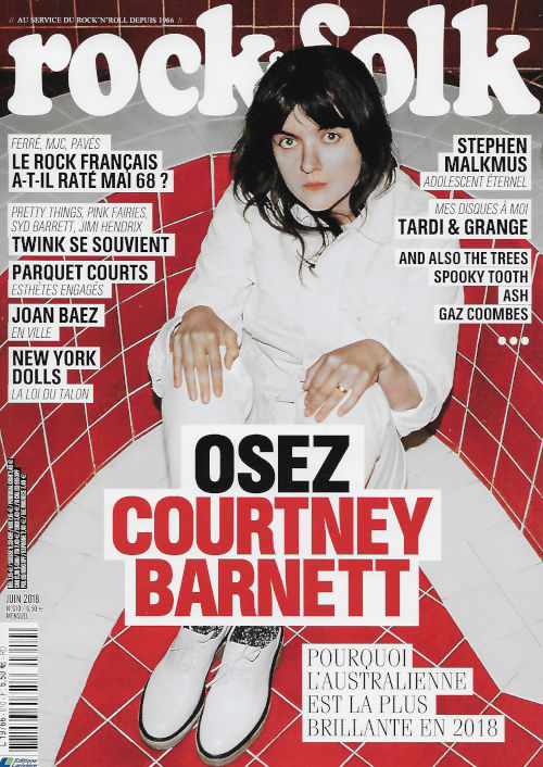 Rock & Folk n 610 Juin 2018 Courtney Barnette cover