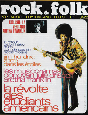 Rock & Folk n 8 Juin 1967 Jimmy Hendrix