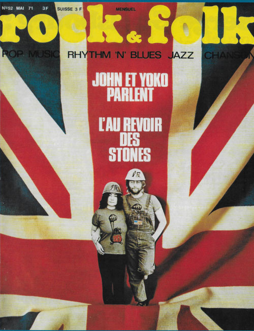 Rock & Folk n 52 Mai 1971 John Lennon et Yoko Ono