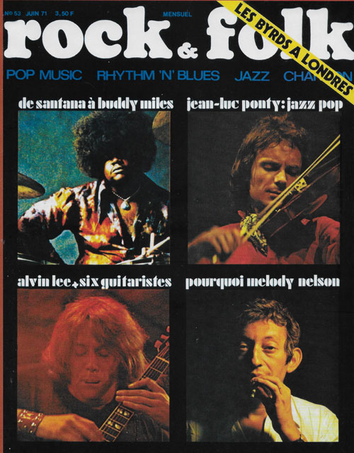 Rock & Folk n 53 - Juin 1971 Serge Gainsbourg