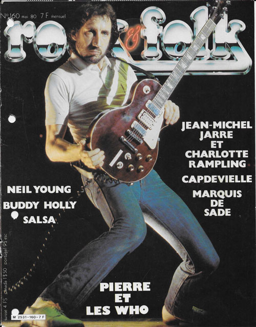 Rock & Folk n 160 Mai 1980 The Who cover