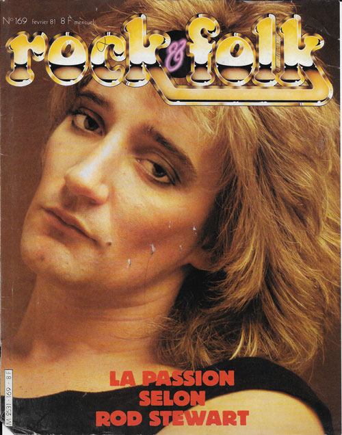 Rock & Folk n 169 Fvrier 1981 Rod Stewart cover