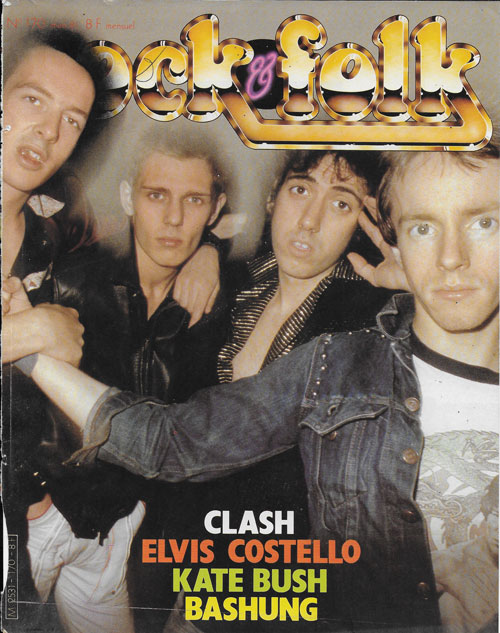 Rock & Folk n170 Mars 1981 The Clash cover