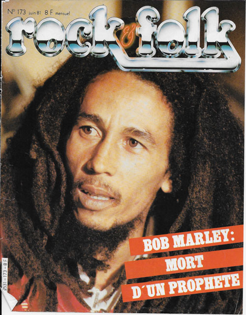 Rock & Folk n173 Juin 1981 Bob Marley