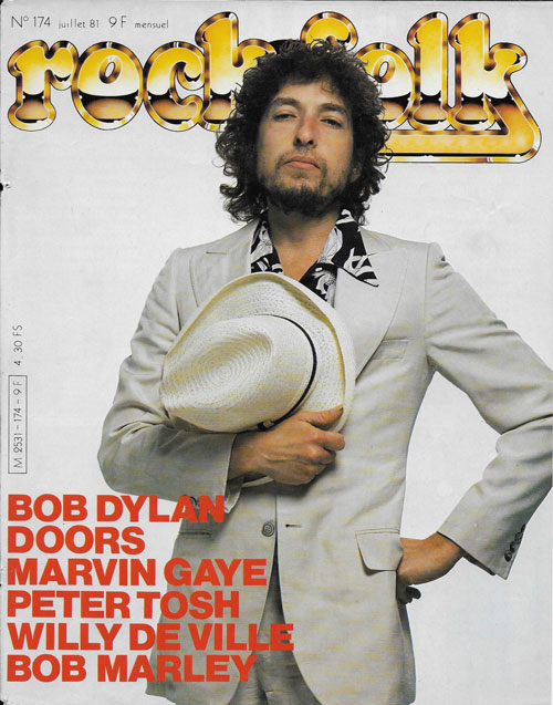 Rock & Folk n 174 Juillet 1981 Bob Dylan cover