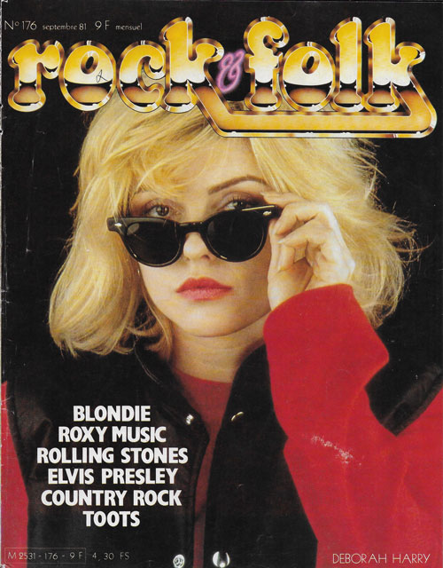 Rock & Folk n176 Septembre 1981 Deborah Harry Blondie cover