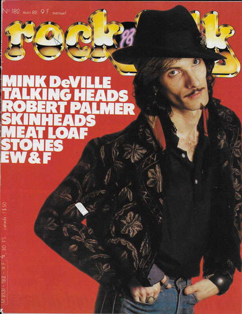 Rock & Folk n 182 Mars 1982 Mink DeVille cover