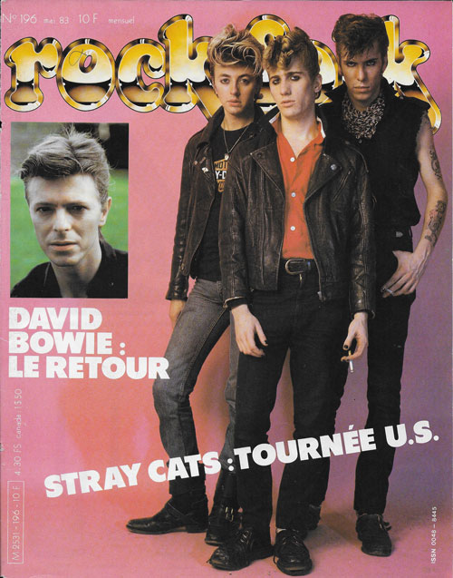 Rock & Folk n 196 mai 1983 Stray Cats cover