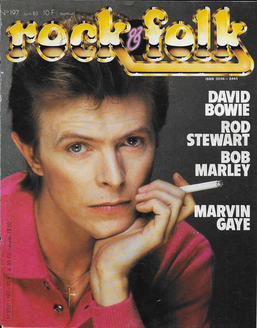 Rock & Folk n 197 Juin 1983 David Bowie cover