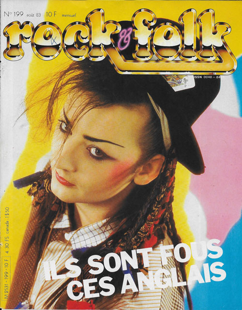 Rock & Folk n 199 Aot 1983 Boy Georges cover