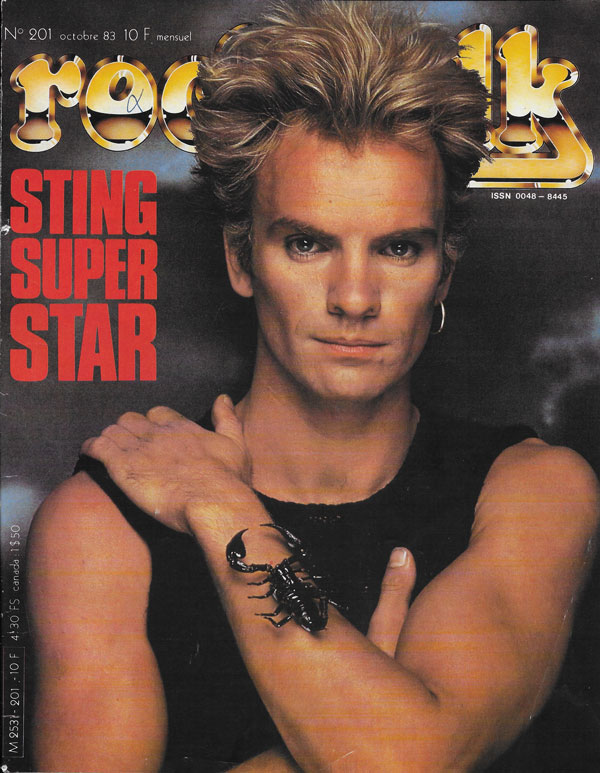 Rock & Folk n 201 Octobre 1983 Sting cover