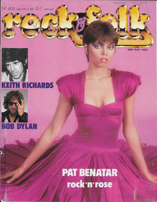 Rock & Folk n203 - Dcembre 1983 Pat Benatar cover