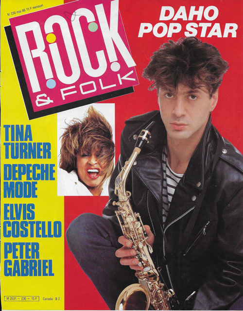 Rock & Folk n 230 Mai 1986 Etienne Daho cover