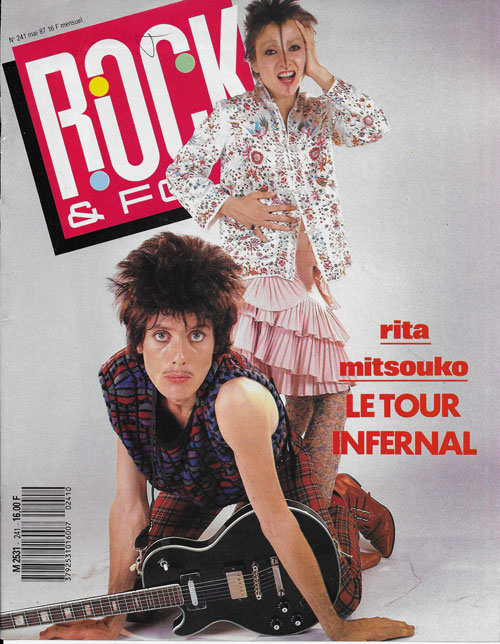 Rock & Folk n 241 Mai 1987 Rita Mitsouko cover