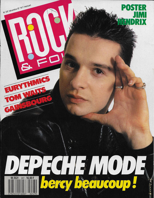 Rock & Folk n 247 Dcembre 1987 Dpche Mode cover