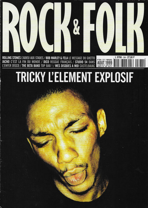 Rock & Folk n 384 Juillet 1999 Tricky cover